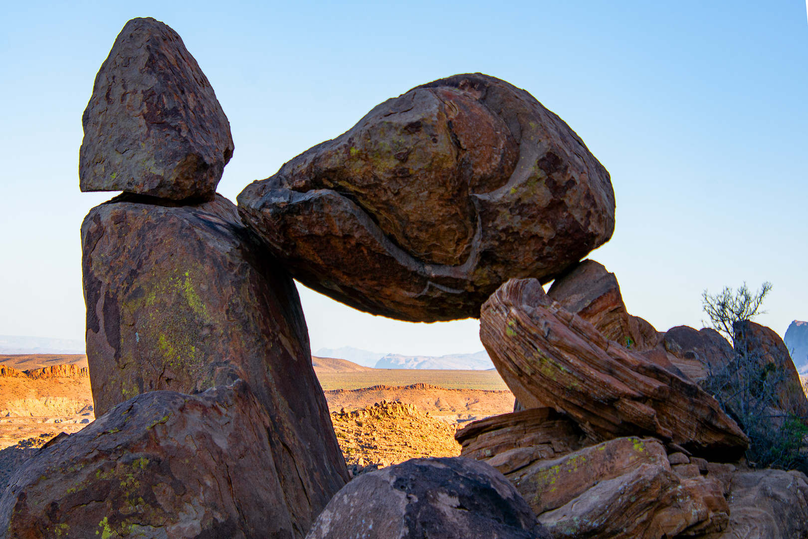 Balanced Rock,Big Bend, N.P,Texas