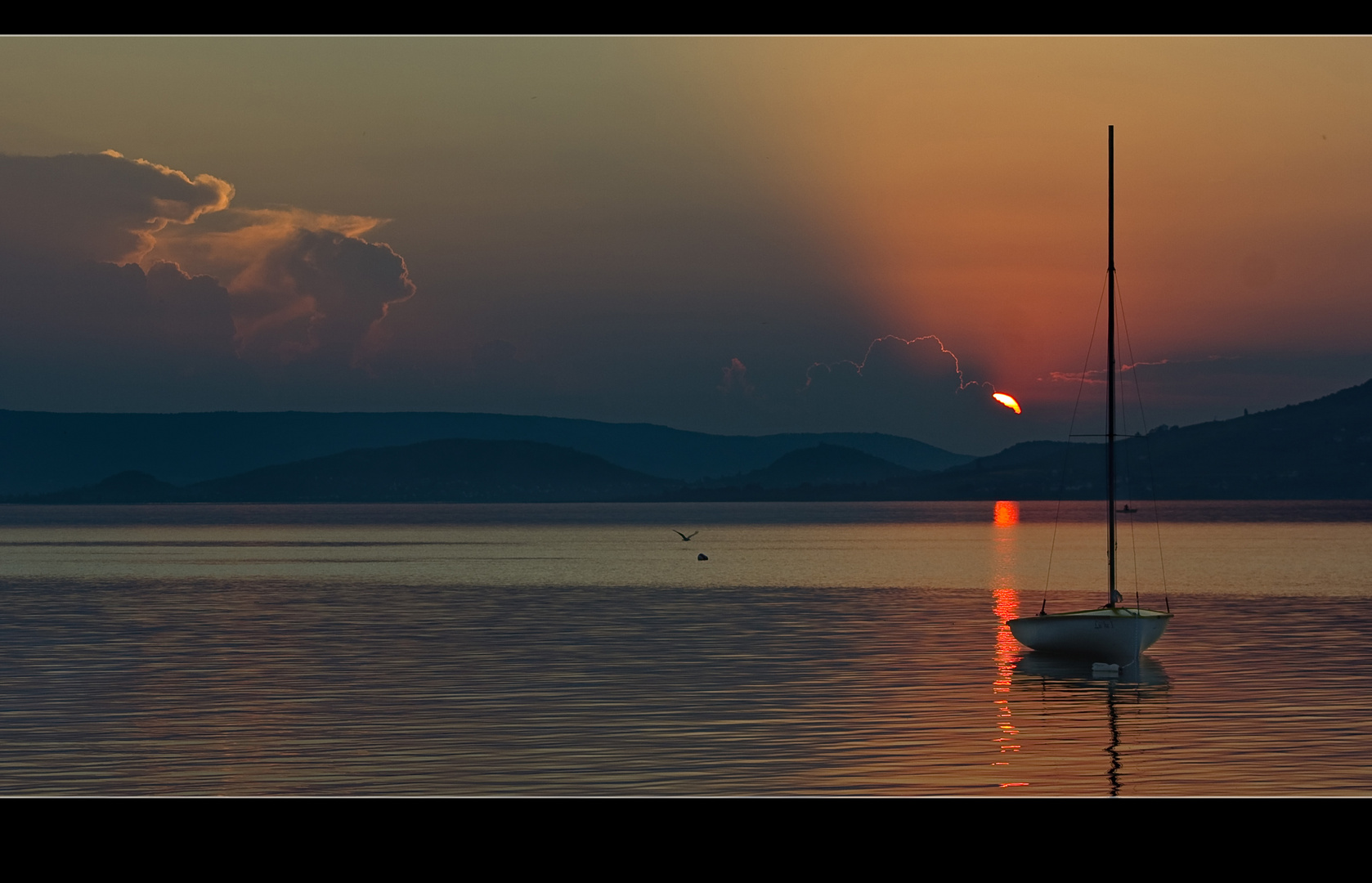 balaton at sundown ³