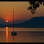 balaton at sundown