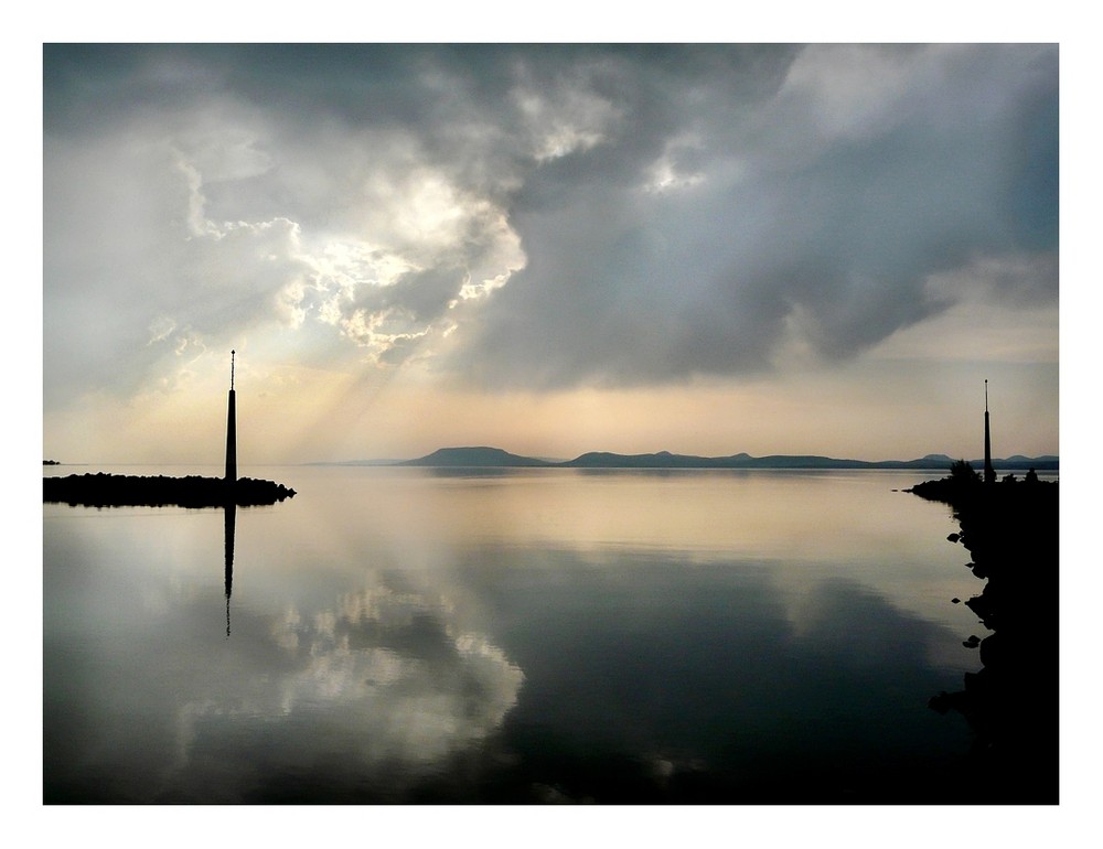 Balatonlelle am Südufer des Balaton