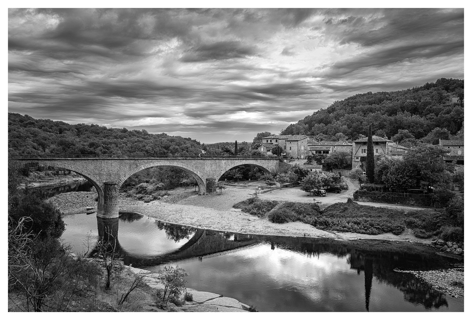 Balazuc an der Ardèche