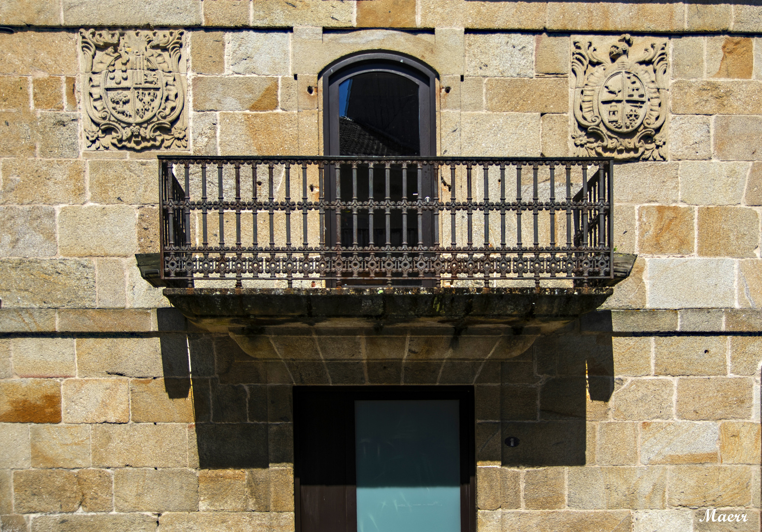 Balcón de la Casa-Palacio. Cuntis.Pontevedra.