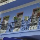 balcon d'une maison à chefchaouen