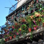 balcon florido y adornado ( la alberca