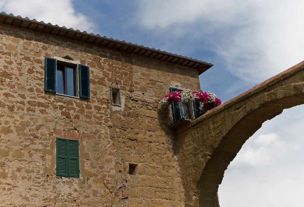 Balcone a Pitigliano