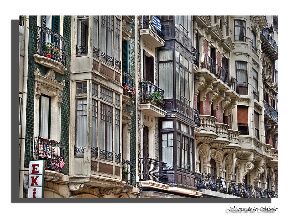 Balcones de San Sebastian..