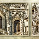 Balcones del palacio en la Quinta da Regaleira. Sintra