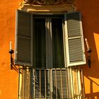 Balcony with candlesticks, Rome