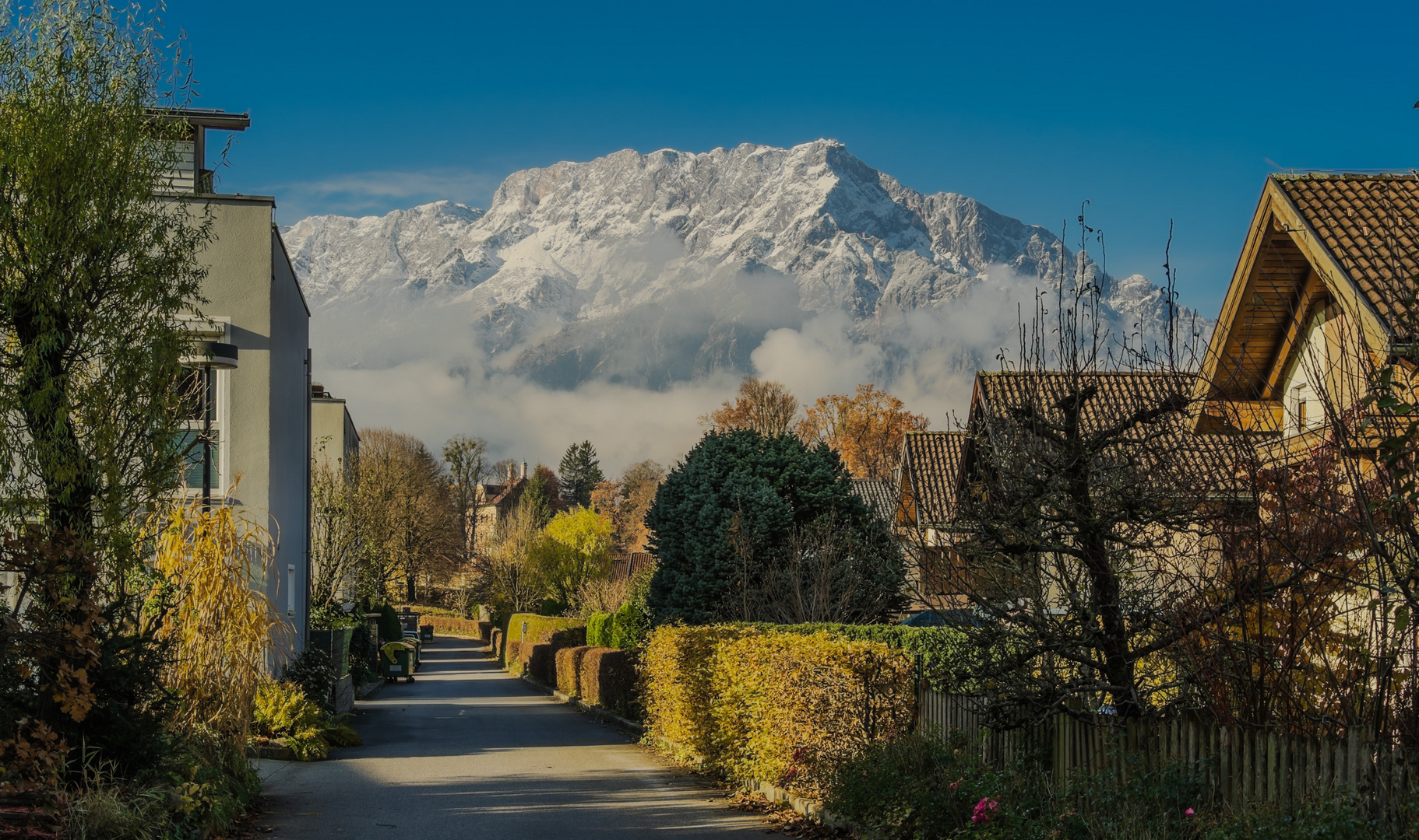 Bald kommt der erste Schnee..Vor meiner Haustüre aktuell