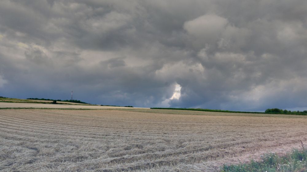 Bald kommt ein Gewitter