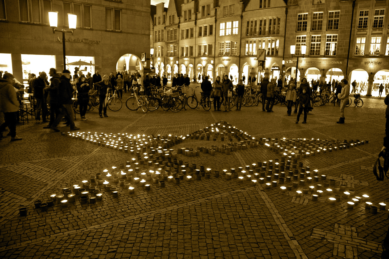 Bald übertüncht: Paris 14. November 2015