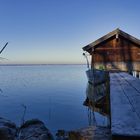 Bald wird es Nacht am Chiemsee.