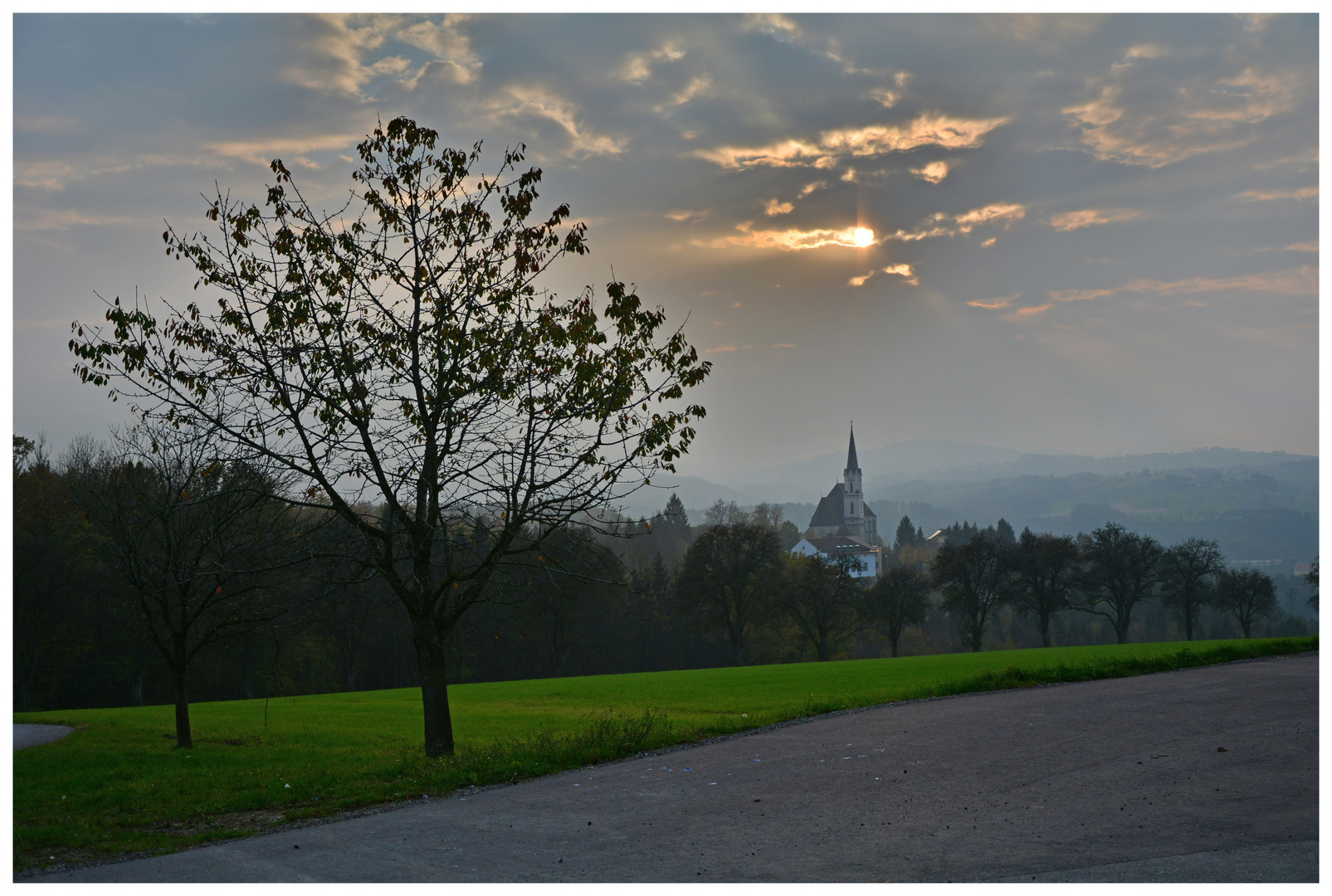 Bald wird's Abend.