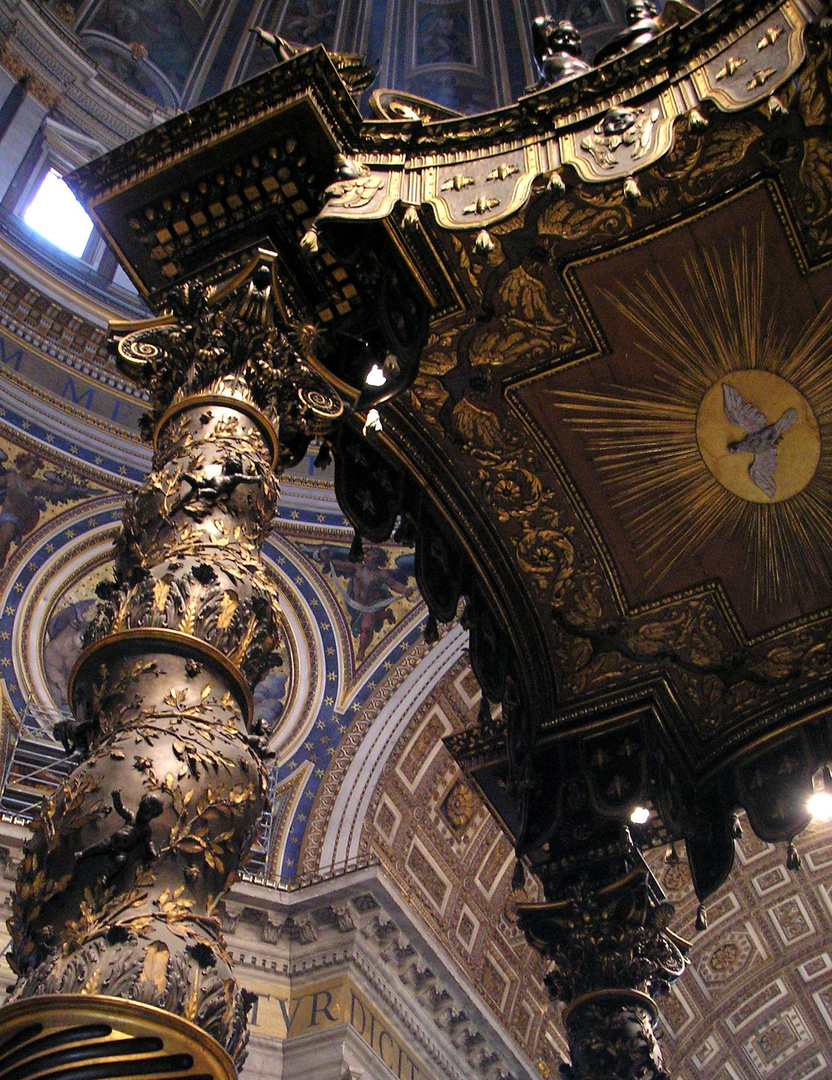 Baldacchino Di San Pietro Analisi Baldacchino di San Pietro - G.L. Bernini Foto % Immagini| europe, italy