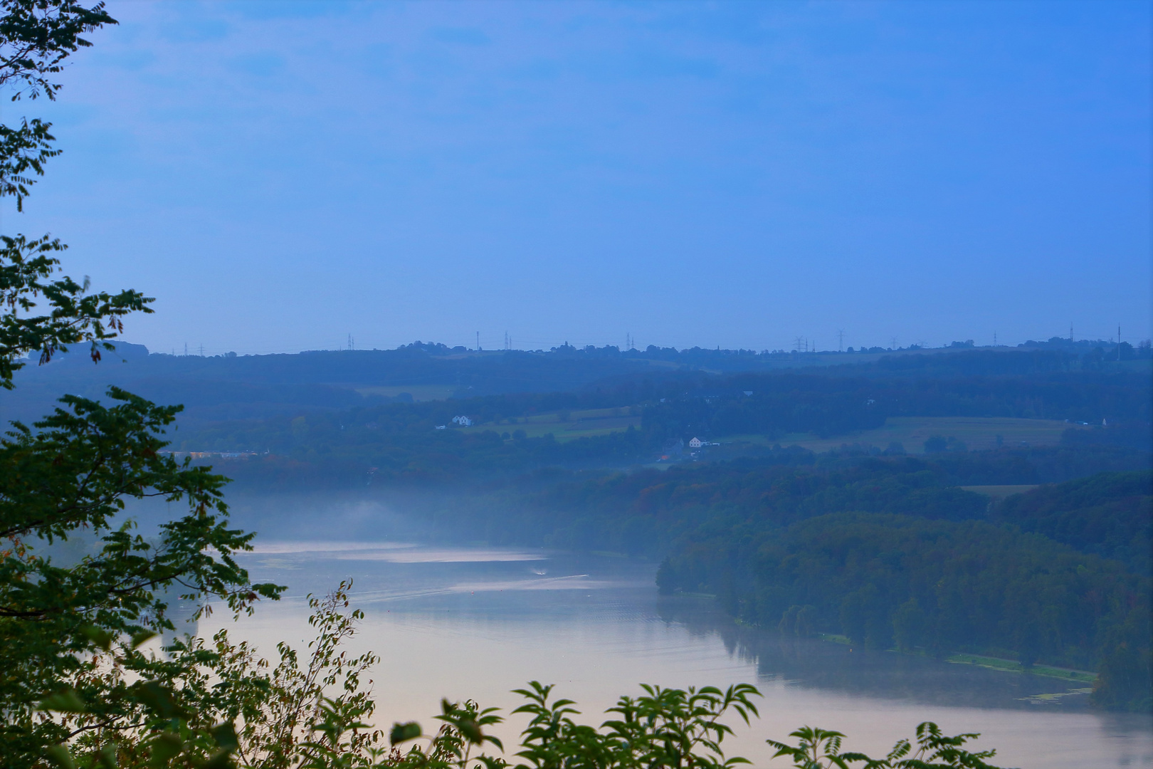 Baldeneysee am frühen Morgen - Korte Klippe