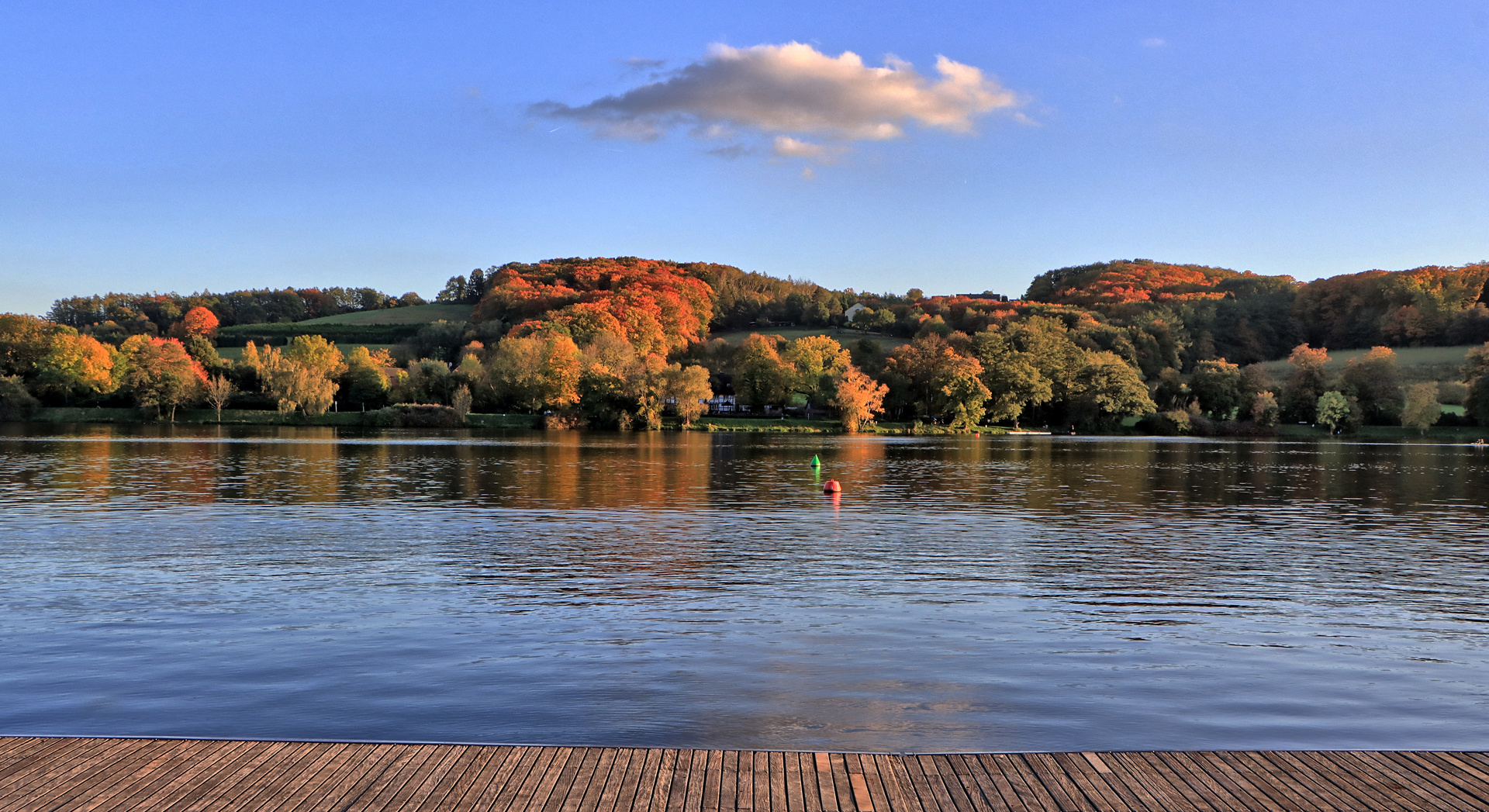 Baldeneysee - Blick zum Hardenbergufer