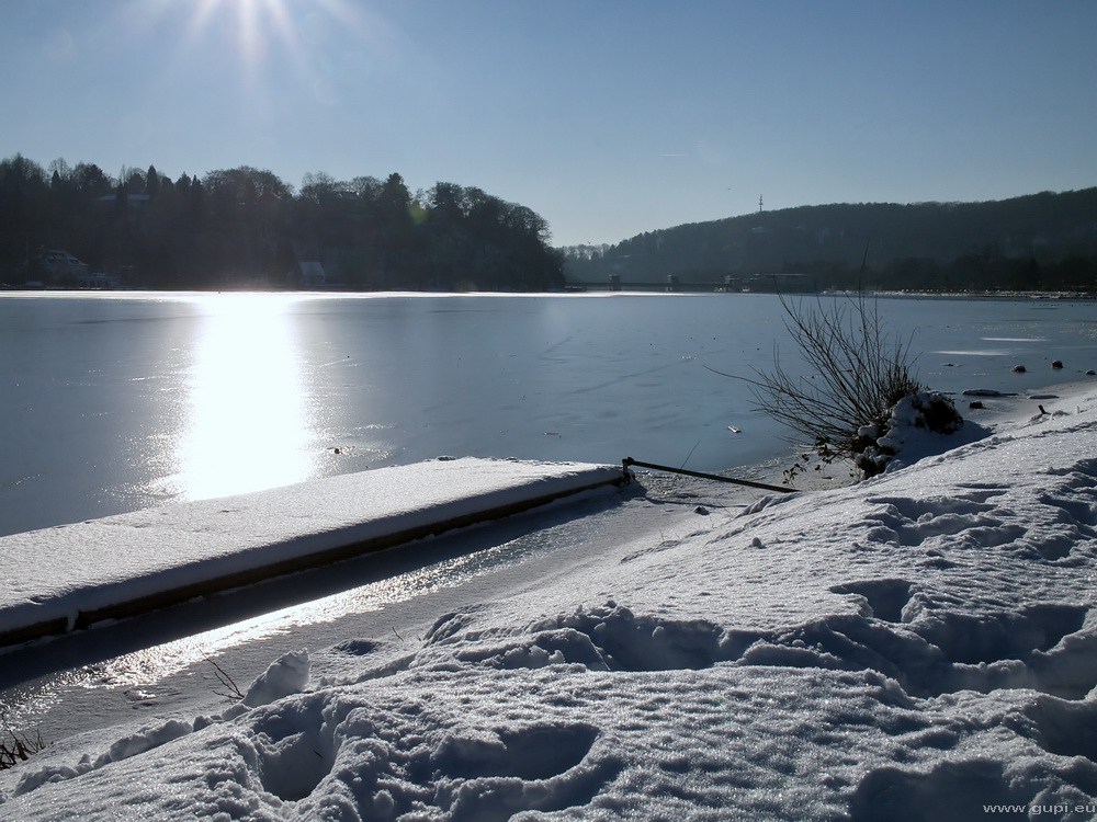 Baldeneysee Essen, Blick nach Westen