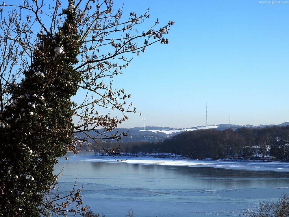 Baldeneysee Essen, Blick Richtung Kupferdreh