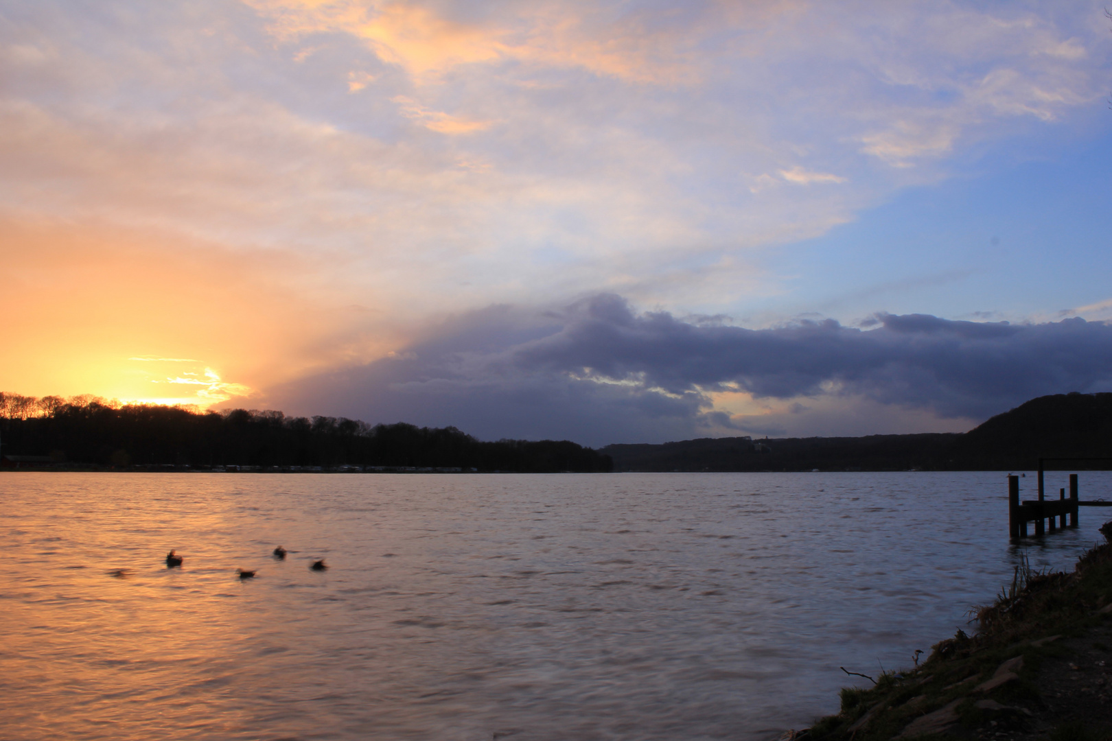 Baldeneysee Essen Sonnenuntergang