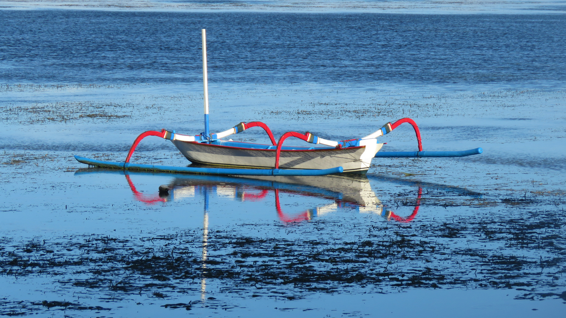 Bali (2019), Fischerboot in Sanur