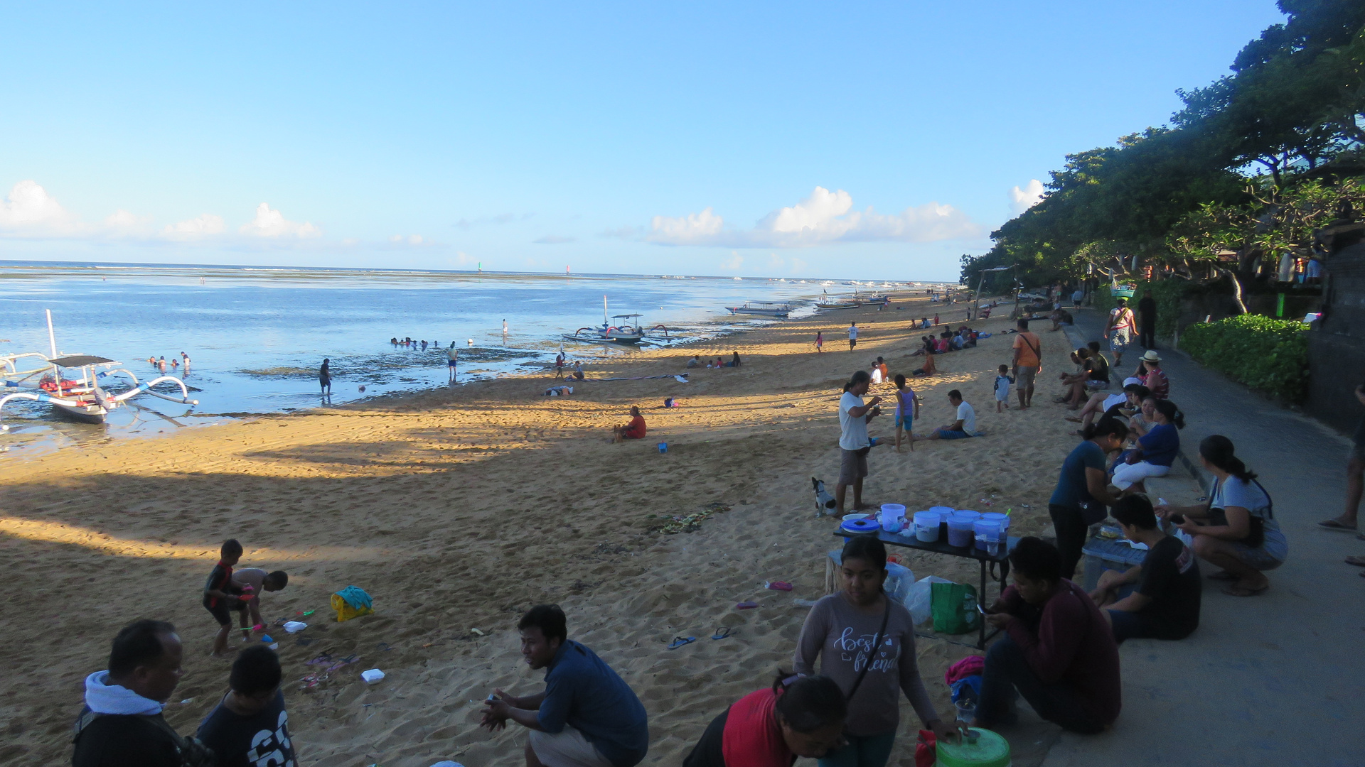 Bali (2019), sunset time am Sanur Beach