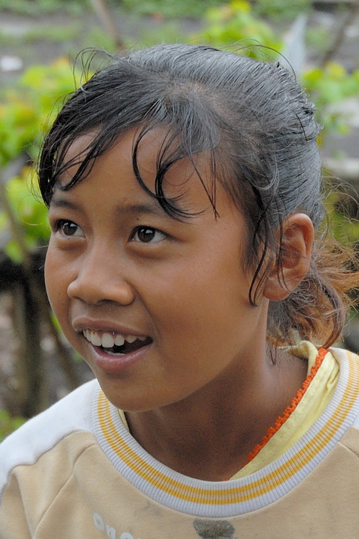 Bali Aga girl in Trunyan