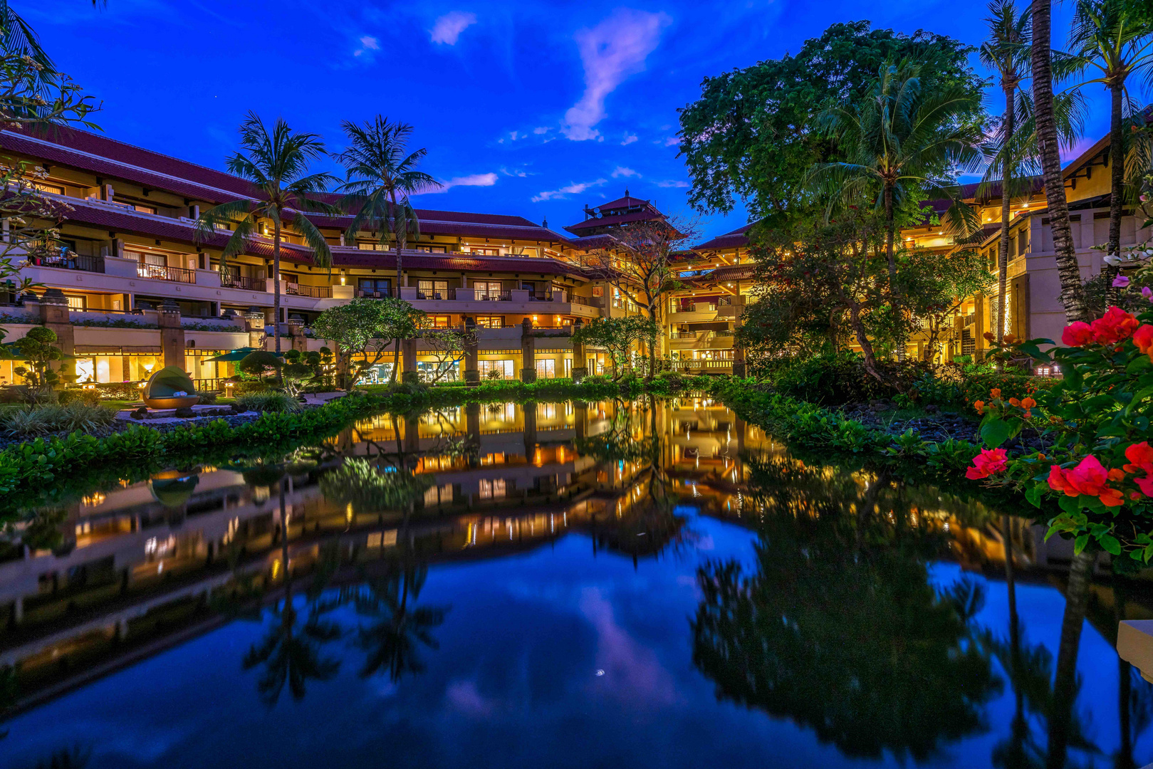  BALI  Jimbaran at blue hour Foto Bild blue hour city  