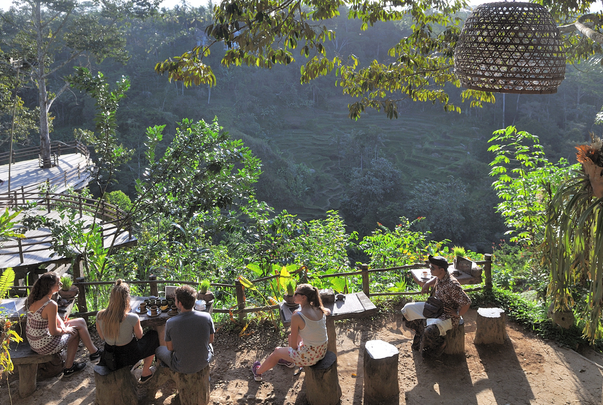 Bali Pulina coffee shop terrace