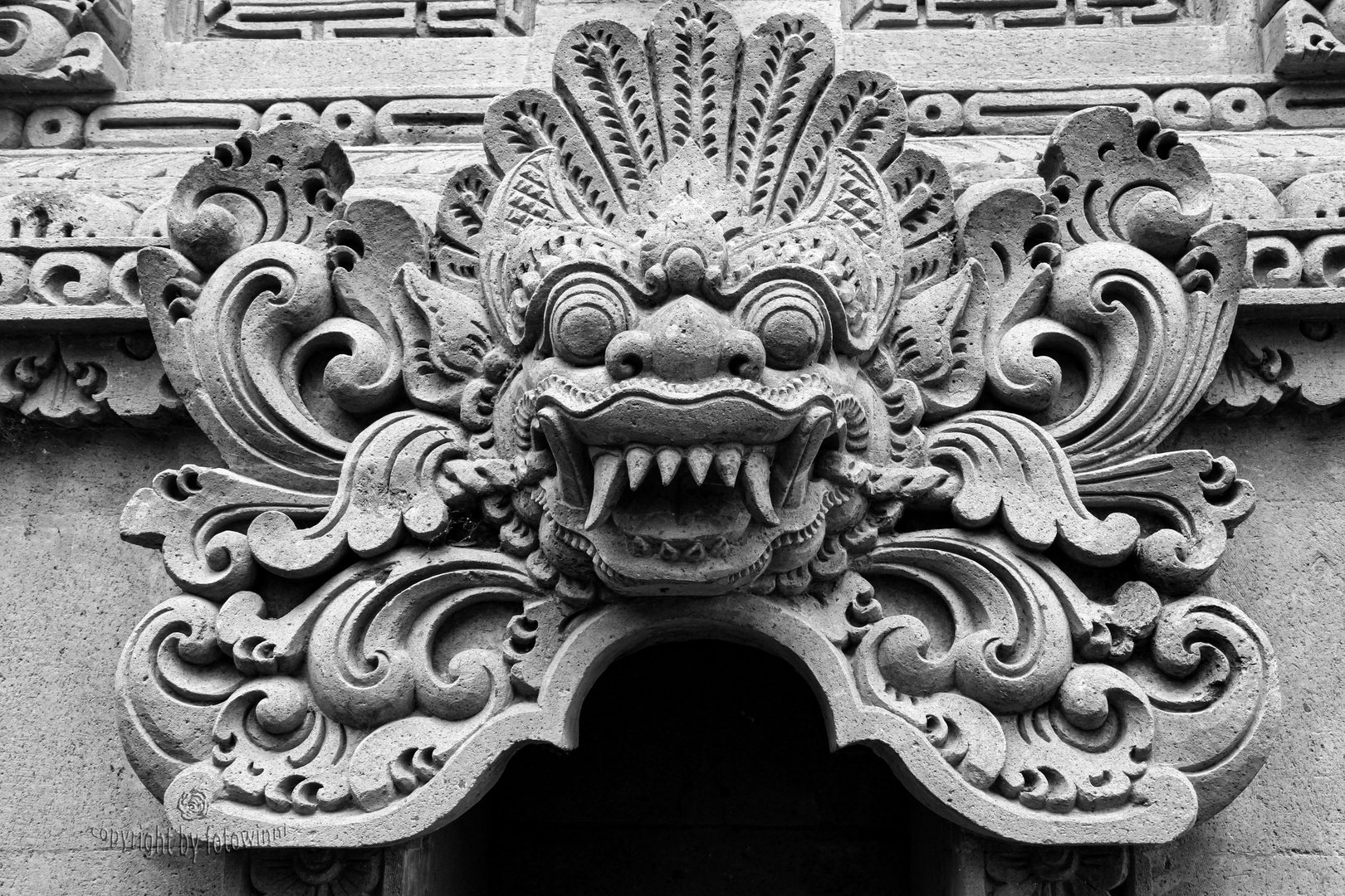 Bali - Tempeltor/Detail