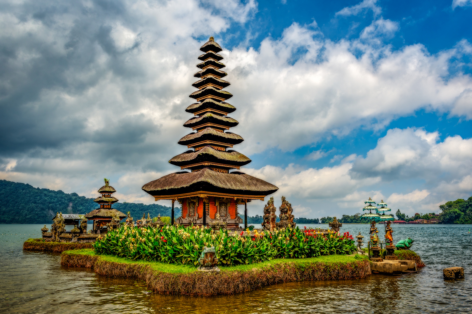 Bali Ulun Danu Bratan Temple Foto Bild asia indonesia Bali Ulun Danu Bratan Temple Foto Bild asia indonesia
