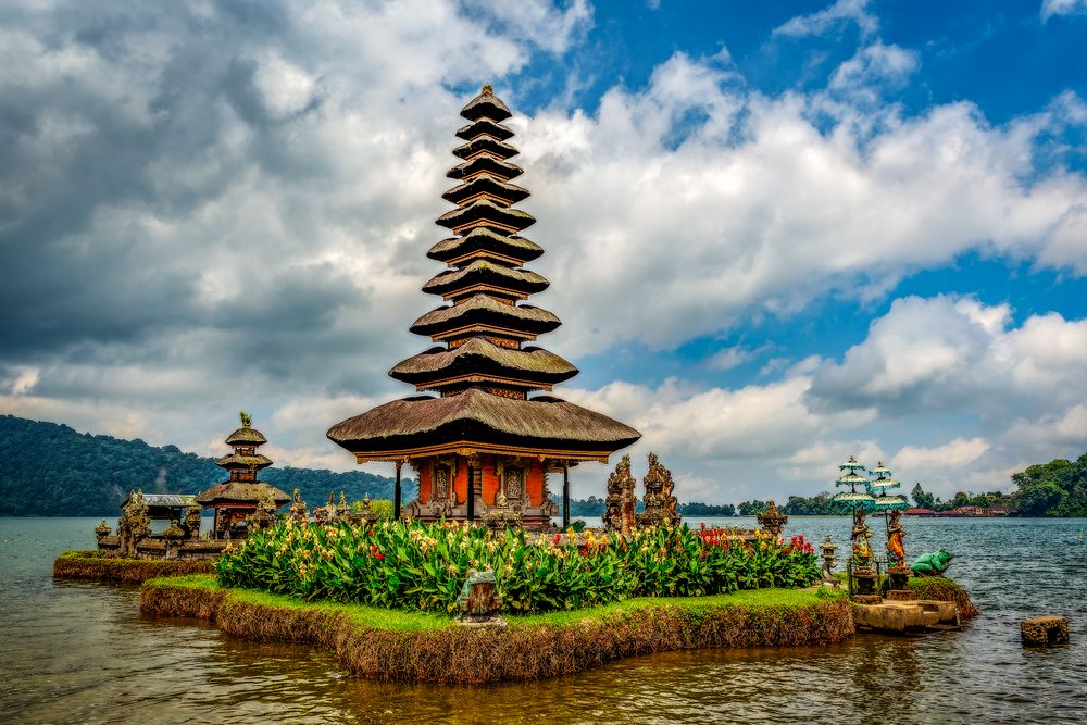  Bali  Ulun Danu Bratan Temple Foto  Bild  asia indonesia 