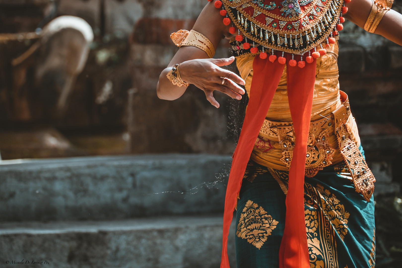 Balinese Barong Dance, detail