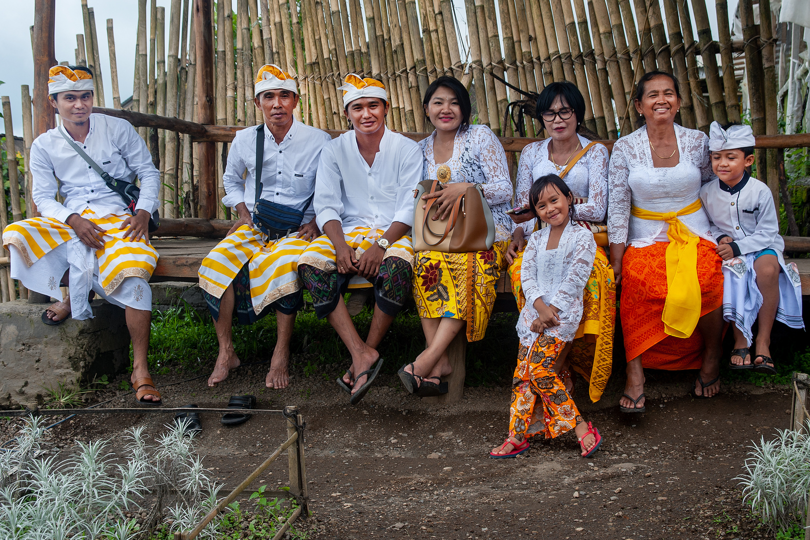 Balinese family in Edelweis Garden