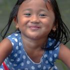 Balinese girl smiling