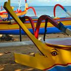 Balinese outrigger boats