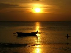 balinesischer Sonnenuntergang