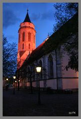 "Balinger Kirche bei Nacht"