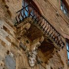 Balkon am Nuovo Palazzo del Podesta