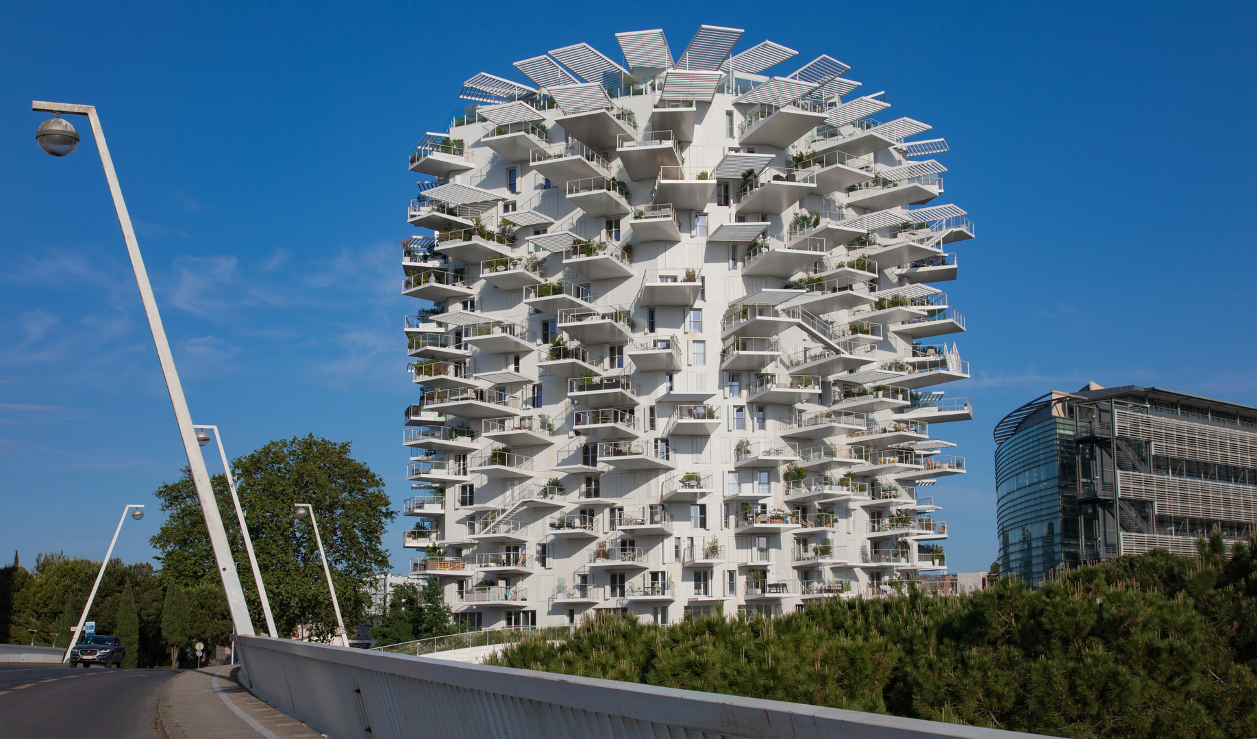 Balkon-Haus "White Tree" in Montpellier