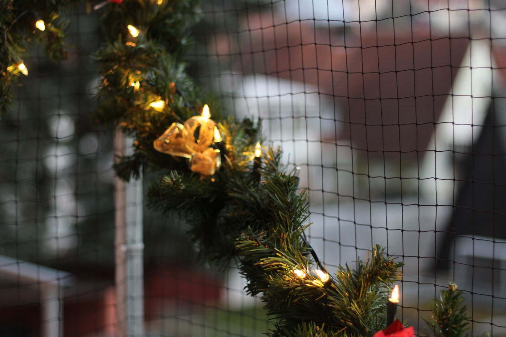 Balkon im Advent