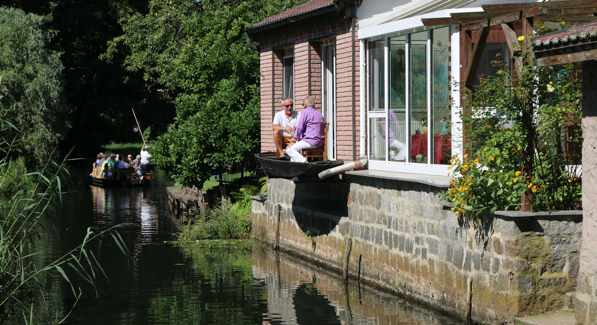 Balkon im Spreewald