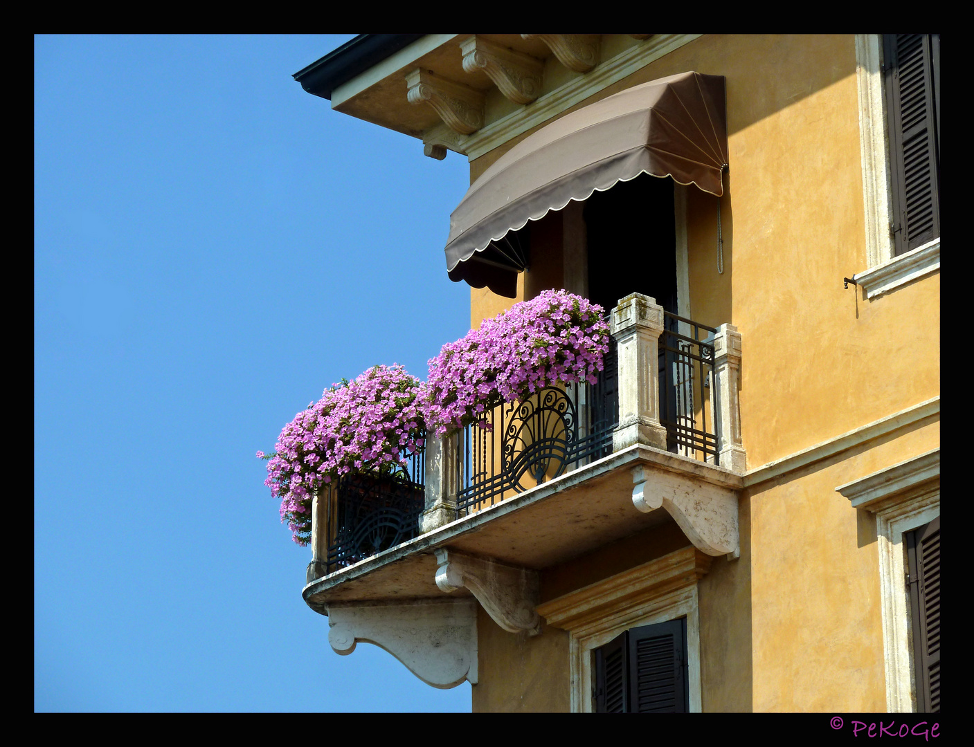 Balkon in Garda