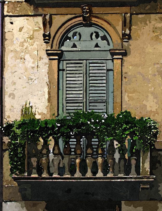 Balkon in Verona,