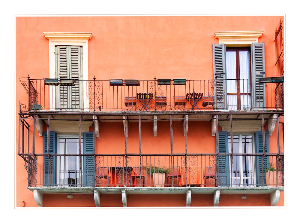 Balkon in Verona