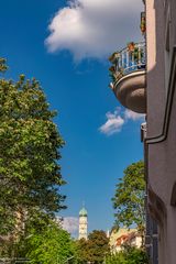 Balkon mit Aussicht