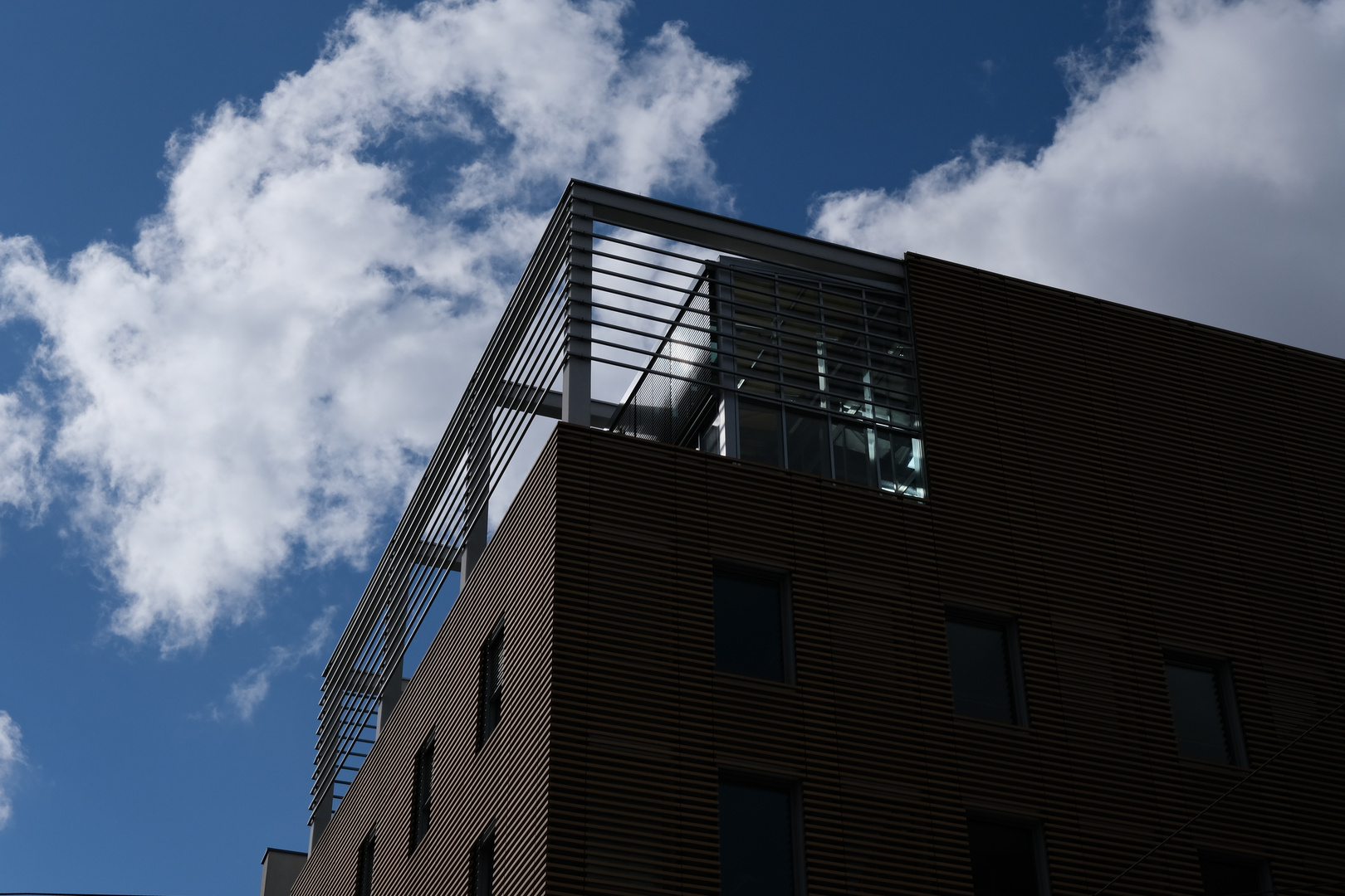 Balkon unter`m Himmel