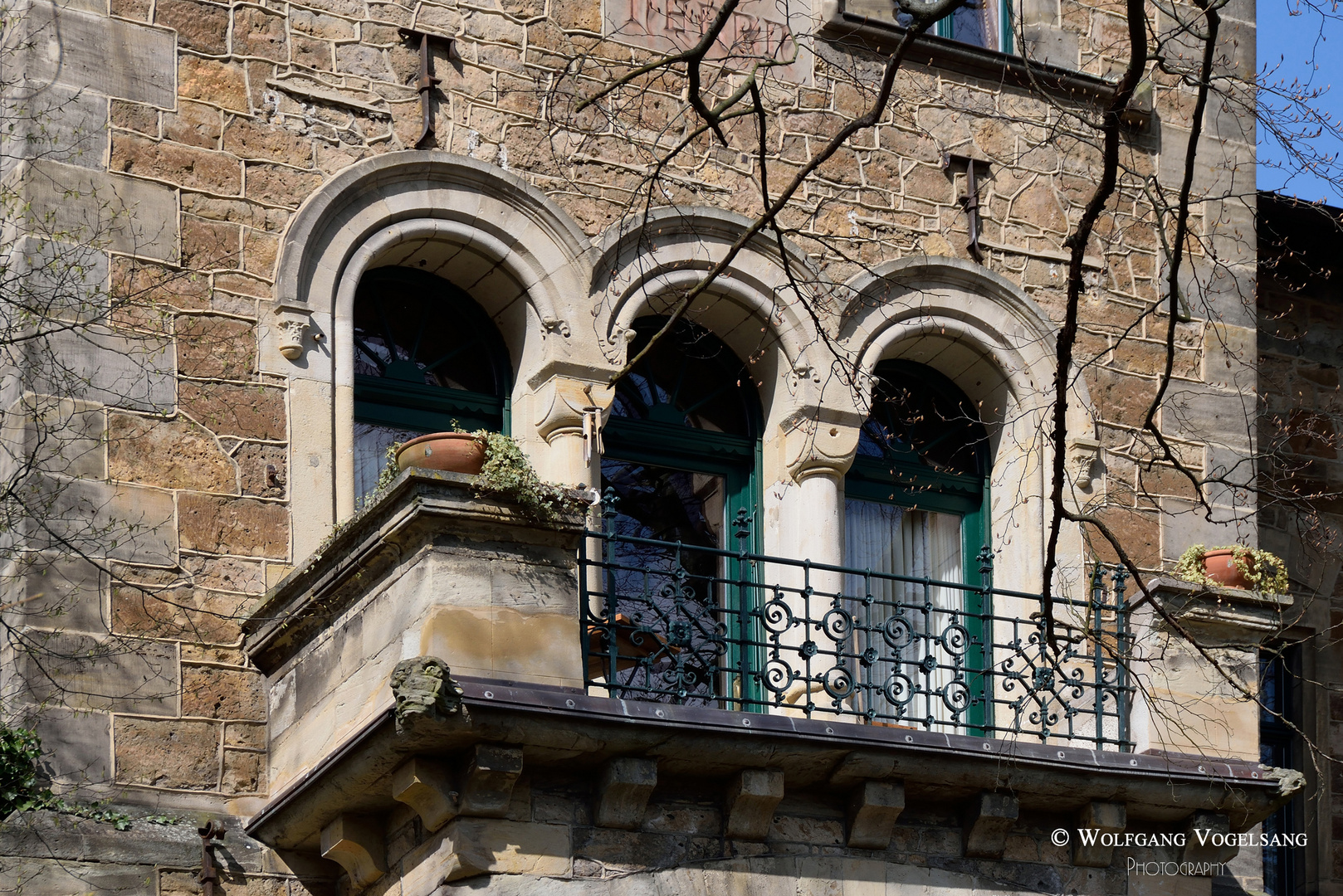 Balkon vom Schloss Wetzelstein