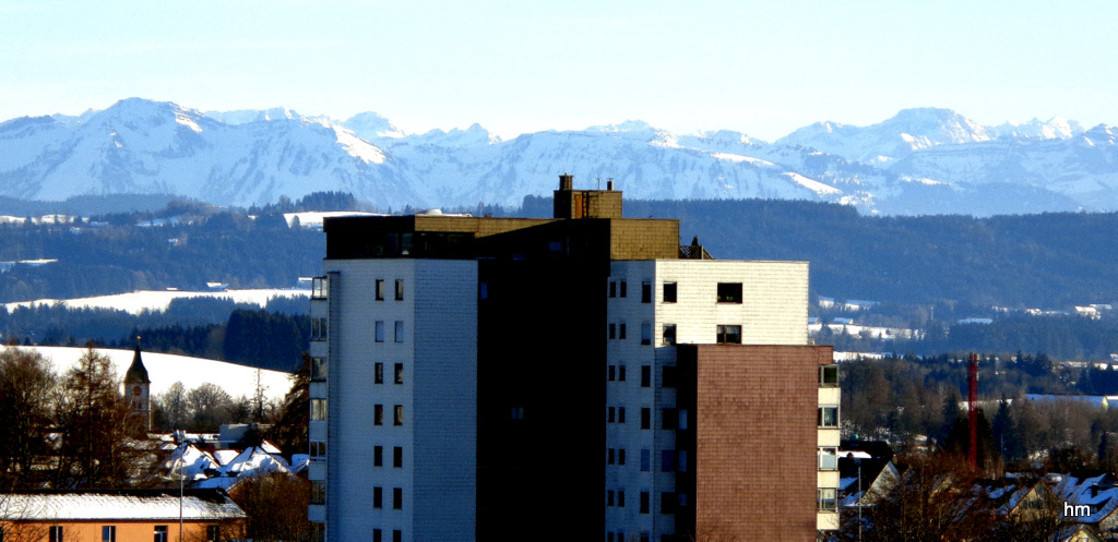 Balkonblick am 20. Februar 15