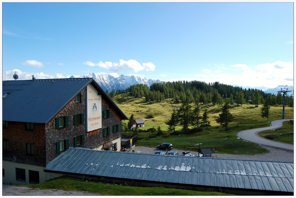 Balkonblick - geradeaus