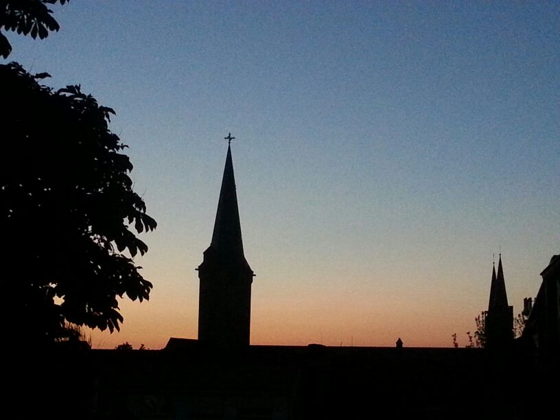 Balkonblick im Sommer